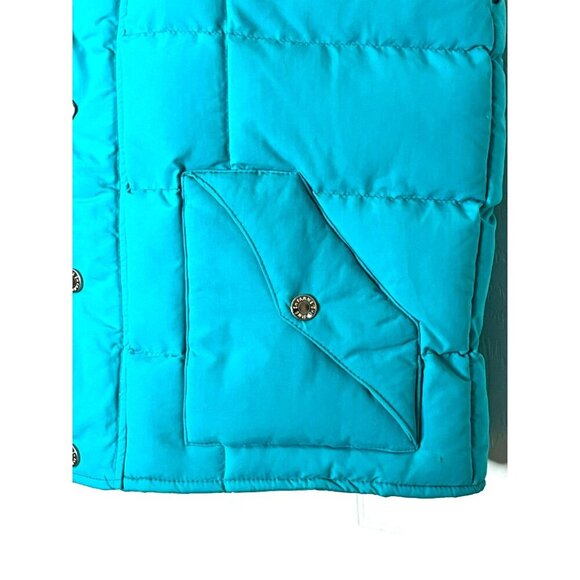 Shayanne Womens Puffer Vest size 8-10 Pockets Western Cowgirl Turquoise NWT - Picture 3 of 13